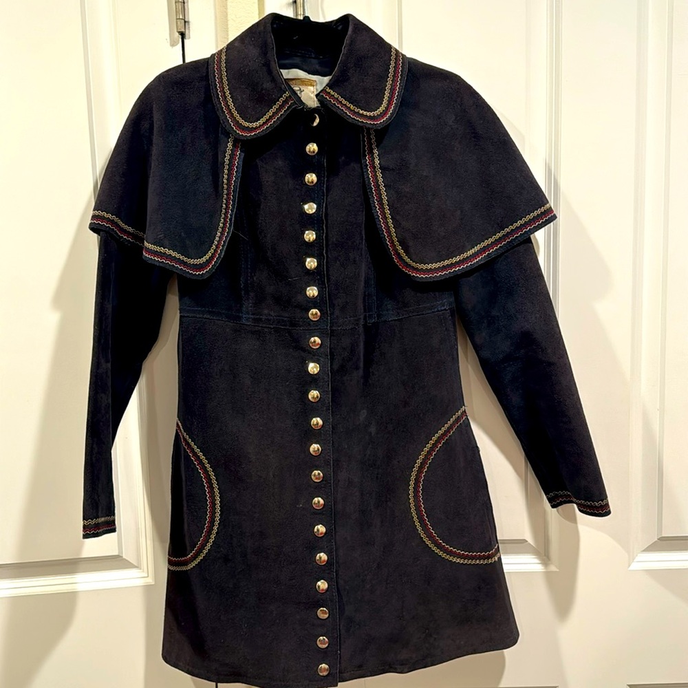 Gassy Jack 70s vintage Canadian suede coat